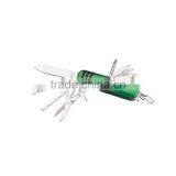 A21-5011G3PG Stainless Steel Multi-functional Pocket Knives(Green) thumbnail-1