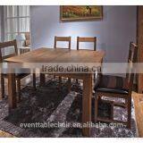 18mm Thickness MDF White Color Wooden Dining Table for Living Room thumbnail-5