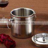 Custom Champagne Beer Stainless Steel Large Ice Bucket With Cover thumbnail-5