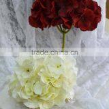 Big Hydrangea Silk Flower Heads Indoor Wedding Decoration Low Moq thumbnail-3