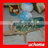 UCHOME Creative Fancy Night Light Mini Glass Deer Night Light Glass Animal Shaped Night Lights thumbnail-2