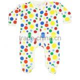 Comfortable Quality Organic Cotton Baby Zipper Rombers and Organic New Style Plain and Printed Baby Rombers thumbnail-2