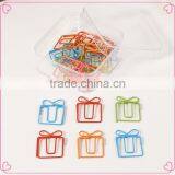 Facoty Supply Christmas Gift Box Shape Metal Paper Clips thumbnail-3