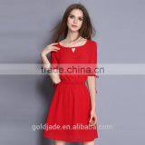 2017 Ladies Fashion New Design High Quality Casual Trendy Dresses thumbnail-2