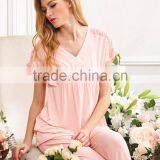 Sleeveless Vest Shorts Summer Sleepwear organic summer adult onesie cotton sleepwear and pyjamas