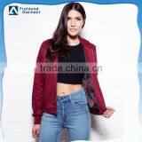 Women Winter Harrington Jacket Model Red Jacket Women Wholesale China thumbnail-1