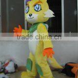 2015 Customized Party Use Adult Wearing Unisex Yellow Dancing Cat Mascot Costume thumbnail-2
