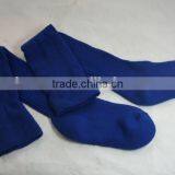 Solid Knee High Football Socks With Nylon Soccer Socks thumbnail-1