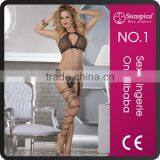 Hot Sales New Style and Fashion Wholesaler Sunspice Lingerie Sexy Silk Garter Belt thumbnail-1