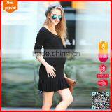 New Arrival Fashion Computer Knitted Woven Maternity Clothes Dresses thumbnail-4