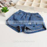 New Arrival Baby Girls Cowboy Pants Fancy Children Embroidered Short Pants thumbnail-2