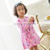 Little Girls Easter Bunny Pink Dress Baby Kids Long Sleeve Cute Rabbit Spring Dress thumbnail-4