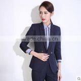 2016 Ladies Long Sleeve Blazer and Skirt Set, Women Business Suits thumbnail-3