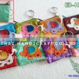 Thai Handmade Key Bunch Elephant Mini Coin Bag thumbnail-1