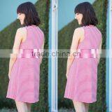 Sample Women Red Color Cotton Dresses thumbnail-2