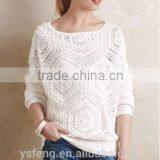2017 Handmade Ladies Knitted Design Sweater thumbnail-2