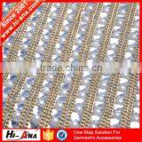 Hi-ana Trim1 One to One Order Fashion Decorative Rhinestone Fabric Trim thumbnail-3
