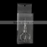 Wholesale Cheap Vintage Retro Style Antique Silver Flower Pattern Stainless Steel Scissors thumbnail-3