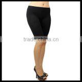 Seamless Solid Stretch Shorts Spandex Leggings Yoga Biker Exercise Black Color thumbnail-2