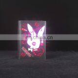 2017 Hot Selling Custom LED Lighting Up Diary/Notebook With Fiber Optic & Rabbit Pictures
