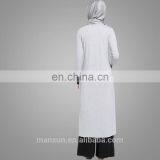 New Design Adults Age Group Casual Women Islamic Clothing Muslim Autumn Suit Long Sleeve Side Slit Sportive Tunic Tops thumbnail-3