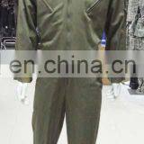 Hot Selling Olive Green 100% Cotton Professional Safety Coverall Workwear thumbnail-2