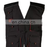 black multifunctional pockets fishing vest