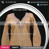 Wholesale Latest Fashion Embroidered Clothes Ladies Long Kurti Designs thumbnail-3