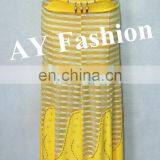 African Stripe Traditional Long Maxi Skirt Long Skirt Models With Bead thumbnail-3