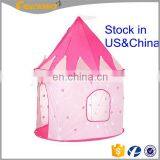 Kids Foldable Pop Up Play Tent Indoor Pink Dark Bule Play House Baby Outdoor Princess Castle Kid Play Tent thumbnail-2