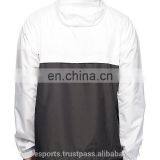 Wind Breaker Jacket - New Design Two Toned Wind Breaker Jacket With Hoodie thumbnail-2