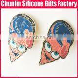 Carved Lapel Pin With Resin thumbnail-2