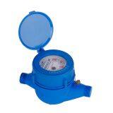 Blue Rotor Dry Plastic Body Water Meter Horizontal Woltmann Water Meter