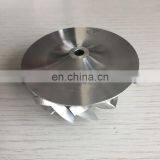 GT15-25 49,62/61,98 мм 11+0 лопастей Турбо Билет/фрезерование/алюминий 2618 компрессорное колесо thumbnail-3