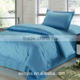 Luxury 400 Thread Count Cotton Multi Color Solid Sateen Bedding Set thumbnail-2