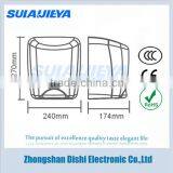 Hotel Bathroom Supplies Wall Mounted High Speed Automatic Electric Hand Dryers thumbnail-6