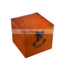 Luxury Simple Design Custom Printing Wooden Jewelry Boxes With Padlocks thumbnail-3