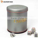 Small Mini Craps Game Table Leather Dice Cup thumbnail-4