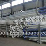 Solar Garden and Street Light Pole, 3-15Mtrs Hot-dip-galvanized Steel Pole,Spray Coated Street Light Pole