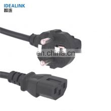 Oem Custom Eu Standard Three Pin Copper Power Electric Connector Cable