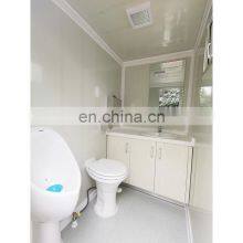 Modular Prefabricated Mobile Trailer Toilet Container Toilet/Black Portable Restroom thumbnail-4