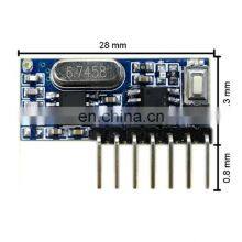 433 3-key EV1527 Learning Code Wireless rf 433mhz Remote Control Micro Transmitter Module thumbnail-4
