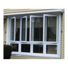 Aluminum Casement Window with Customized Double Glazed with Mosquito Net Grill Design Window