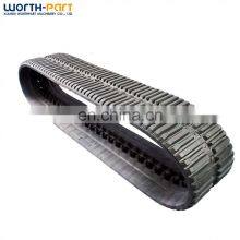 Mini Excavator Rubber Crawler Track 300X109X41 Robot Rubber Track System thumbnail-5