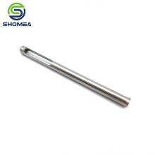 SHOMEA Customized Thin Wall 304/316 One Round Closed End Stainless Steel Swaged Tube With Slotted