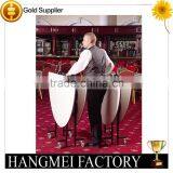6FT Round Rotating Dining Table thumbnail-6