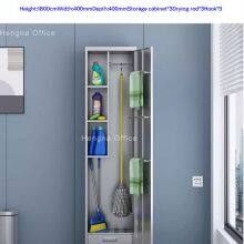 Compact Janitorial Cabinet for Small Office Storage | Multi-Functional Cleaning Station With High-Quality Steel thumbnail-3