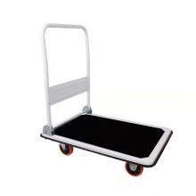 Four-Wheel Folding Trolley Silent Rubber Wheels Durable Plastic Structure for Portable Home Use Car Handling Flat Trolley thumbnail-2
