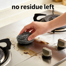 Kitchen Cleaning Scourer Ball Food-grade Material Stainless Steel Scourer Multiple Specifications Available thumbnail-4