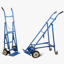 Industrial 40L 50L Oxygen & Nitrogen Steel Cylinder Trolley Double-Cylinder Safety Transport Hand Cart thumbnail-1